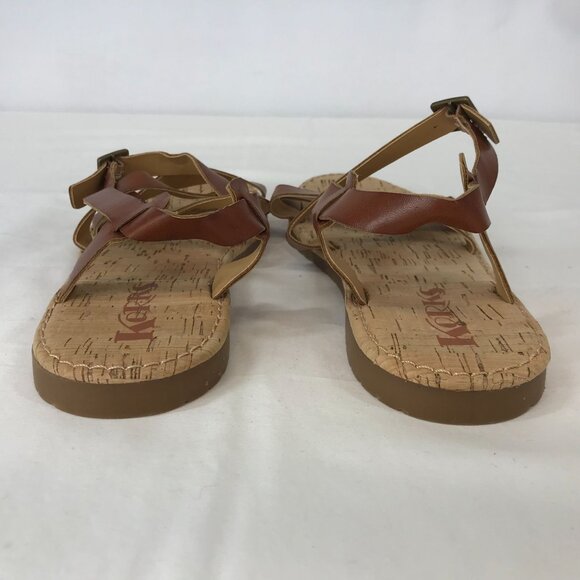 KORKS KORK EASE ~ WOMENS 6.5 ~ TAN STRAPPY SUMMER SANDAL - Picture 5 of 8